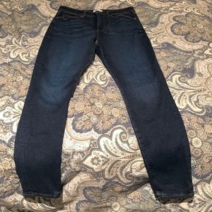 NWOT Loft dark wash jeggings size 31/12, no tags but never worn